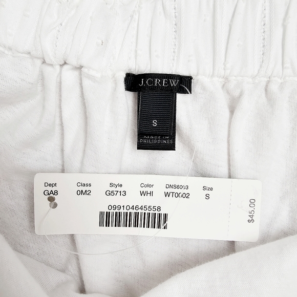 J. Crew Cotton Linen Blend Bow Ruffle Tank Top Size Small nwt - Picture 6 of 12